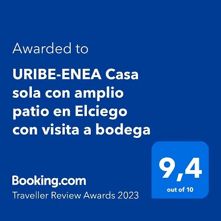 Uribe-enea Casa Sola Con Amplio Patio En Con Visita A Bodega, Siempre Sujeta A Disponibilidad * Elciego