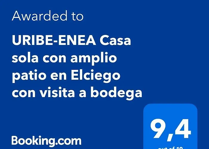 Uribe-enea Casa Sola Con Amplio Patio En Con Visita A Bodega, Siempre Sujeta A Disponibilidad * Elciego